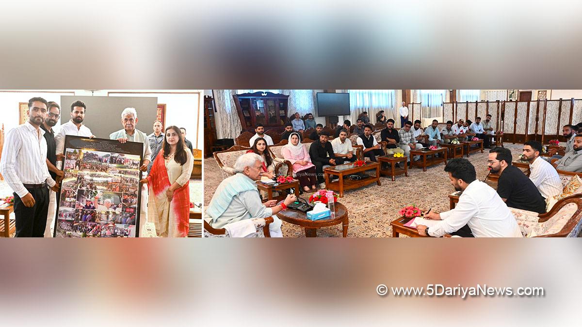 Manoj Sinha, Lieutenant Governor JK, Save Youth Save Future Foundation, Srinagar