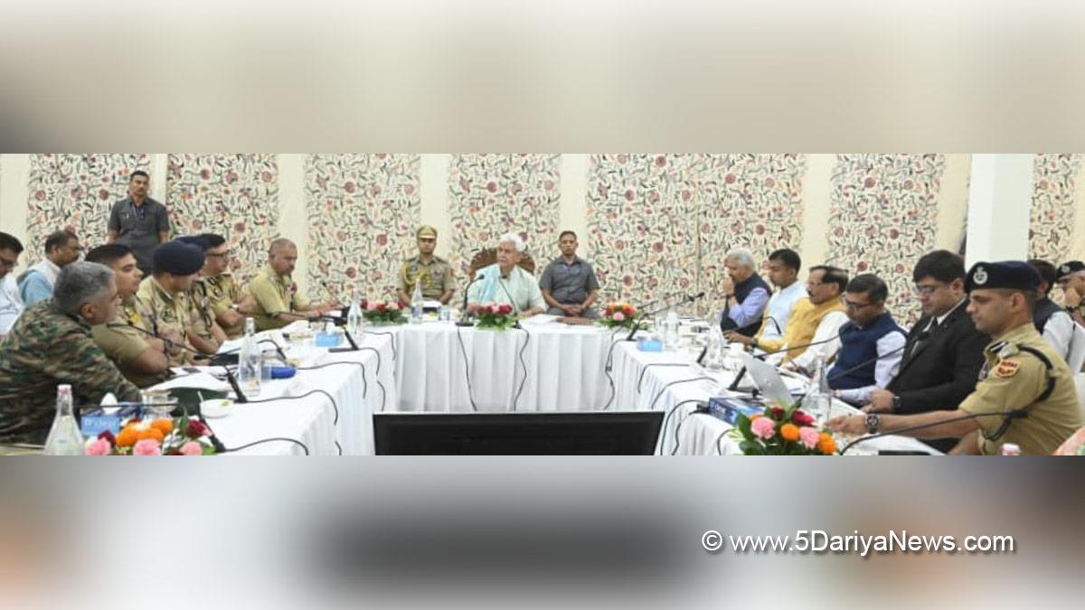 Manoj Sinha, Lieutenant Governor JK, Jatin Kishore, Ganderbal, Deputy Commissioner Ganderbal, Anshul Garg, Shri Amarnath Ji Yatra, Shri Amarnath Ji Yatra 2026, Amarnath Ji Yatra, Amarnath Ji Yatra 2026, Shri Amarnath Ji Pilgrimage, Shri Amarnath Ji Shrine Board, SASB, SANJY 2026, Baltal