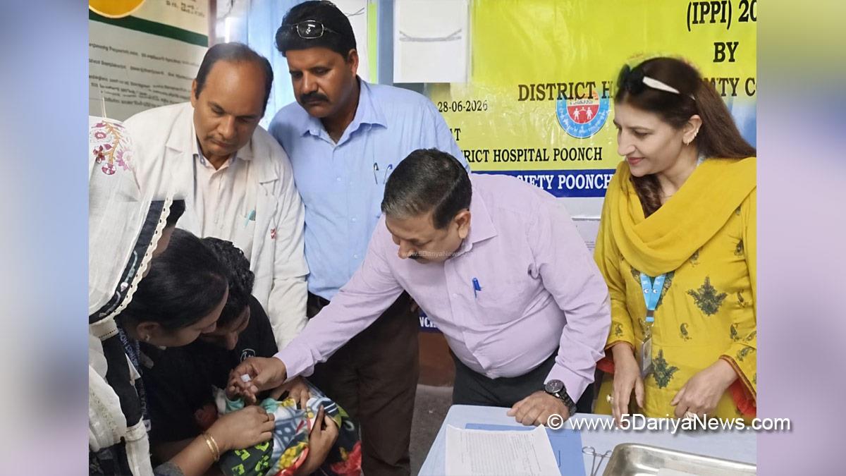 Ashok Kumar Sharma, Poonch, Deputy Commissioner Poonch, Intensified Pulse Polio Immunization Programme 2026, IPPI 2026