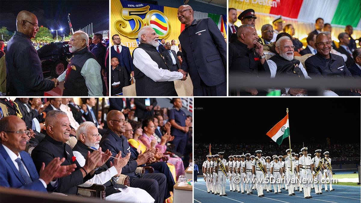 Narendra Modi, BJP, Bharatiya Janata Party, Prime Minister of India, Patrick Herminie, President of Seychelles, Seychelles