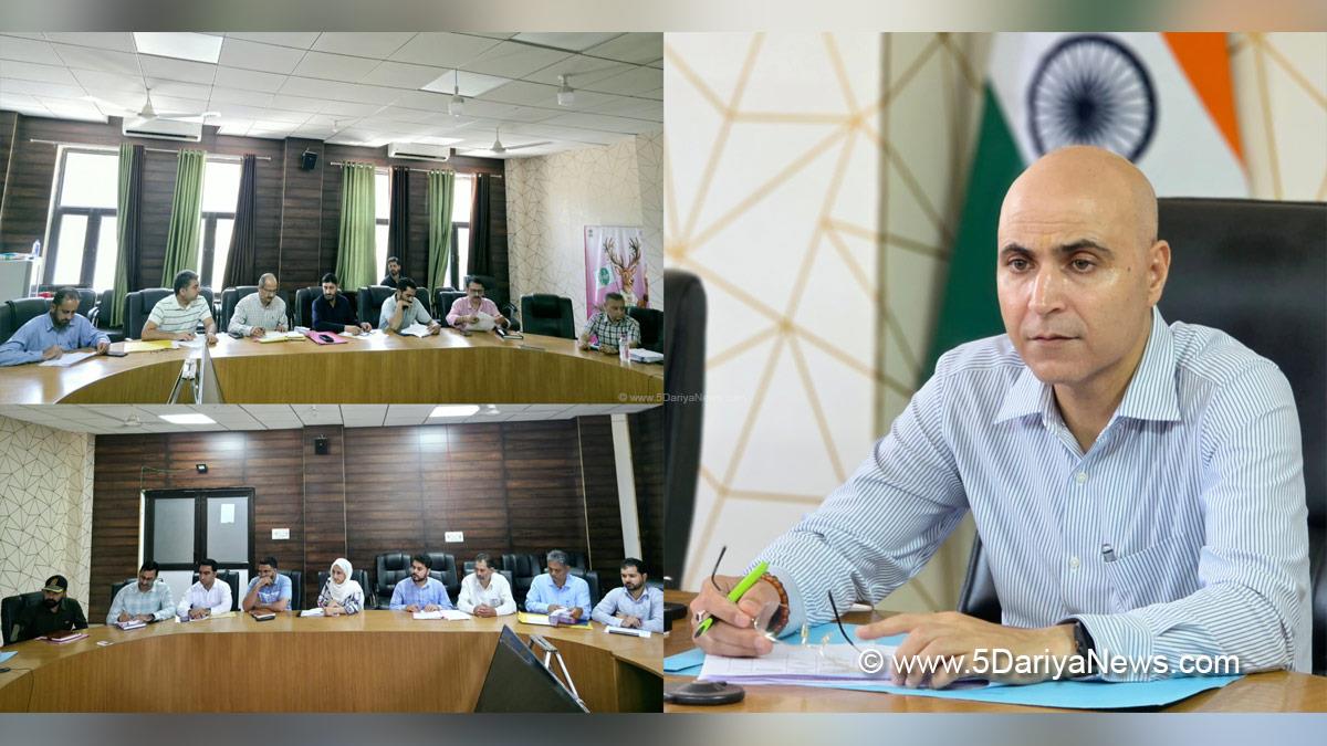 Pankaj Kumar Sharma, Kishtwar, DC Kishtwar, Deputy Commissioner Kishtwar