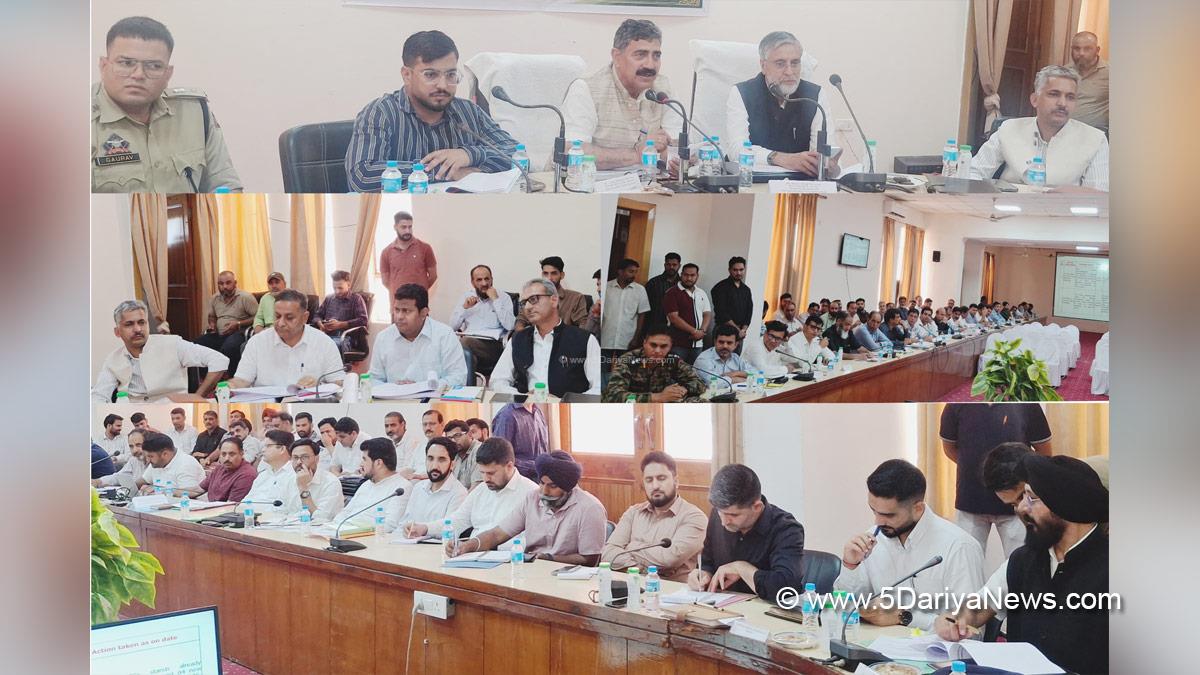 Jugal Kishore Sharma, BJP JK, Abhishek Sharma, Rajouri, DC Rajouri, Deputy Commissioner Rajouri