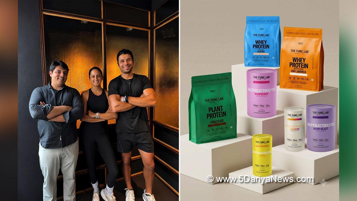The Func Lab, Nisaba Godrej, Godrej Consumer Products, Salty Electrolytes, Whey Protein Isolate, Whey Protein Concentrate, Plant Protein, Mumbai