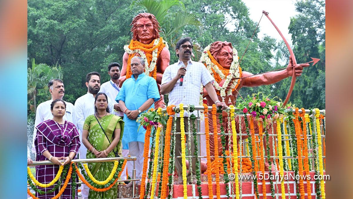 Hemant Soren, Chief Minister of Jharkhand, Jharkhand Mukti Morcha, Jharkhand, Ranchi, Babulal Marandi, Hul Diwas