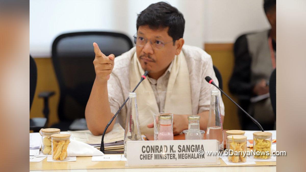 Conrad Kongkal Sangma, Conrad Sangma, Chief Minister of Meghalaya, Meghalaya, National Peoples Party, Shillong