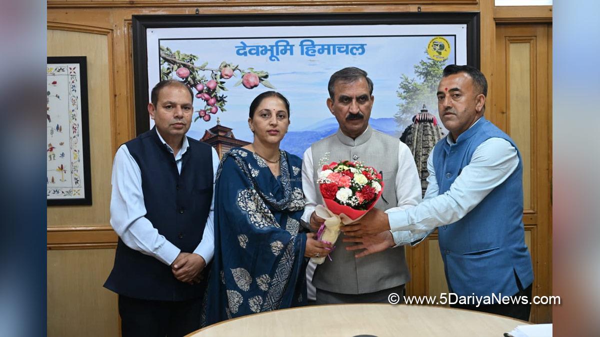 Sukhvinder Singh Sukhu, Thakur Sukhvinder Singh Sukhu, Himachal Pradesh, Himachal, Himachal Congress, Chief Minister of Himachal Pradesh, Himachal News, Latest Himachal News 
