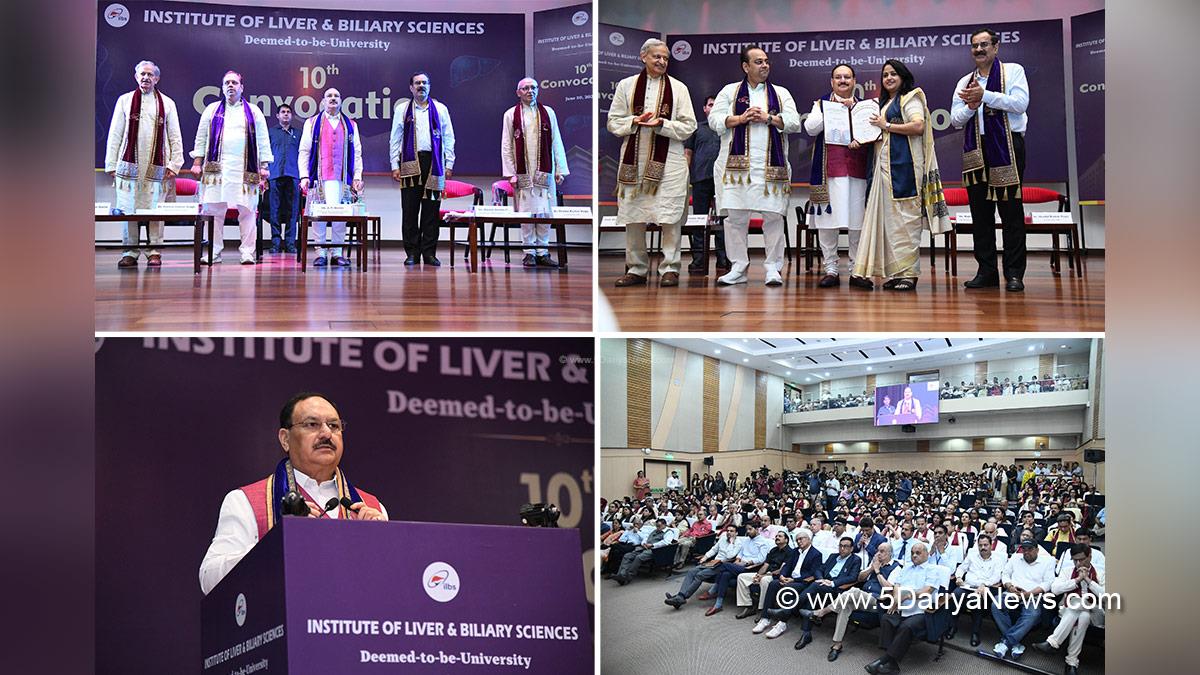 Jagat Prakash Nadda, JP Nadda, BJP, Bharatiya Janata Party, Institute of Liver and Biliary Sciences, ILBS, New Delhi