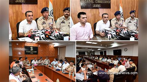 Ramesh Kumar, Jammu, DDC Jammu, Divisional Commissioner Jammu, Rakesh Minhas, Dr Rakesh Minhas, DC Jammu, Deputy Commissioner Jammu, Bhim Sen Tuti, Shri Amarnath Ji Yatra, Shri Amarnath Ji Yatra 2026, Amarnath Ji Yatra, Amarnath Ji Yatra 2026, Shri Amarnath Ji Pilgrimage, Shri Amarnath Ji Shrine Board, SASB, SANJY 2026