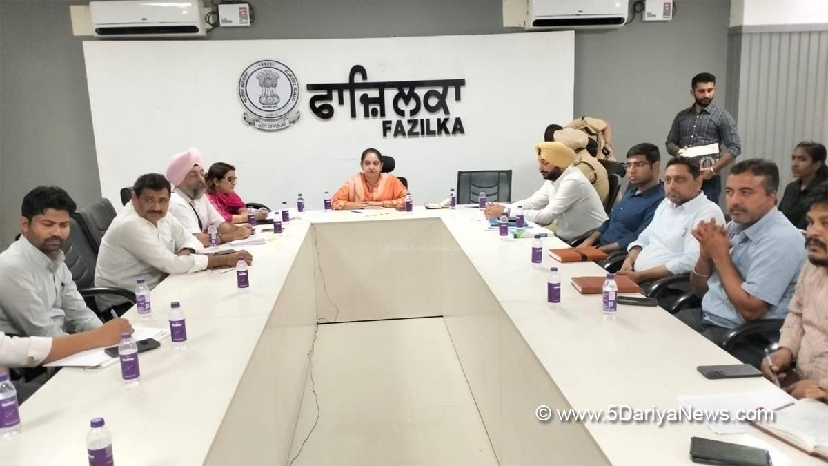 Amarpreet Kaur Sandhu, DC Fazilka, Fazilka, Deputy Commissioner Fazilka, Punjab, Punjab News, Latest Punjab News