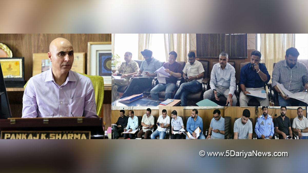 Pankaj Kumar Sharma, Kishtwar, DC Kishtwar, Deputy Commissioner Kishtwar, District Road Safety Committee, DRSC