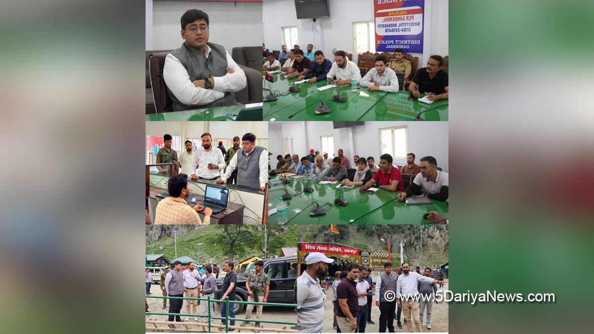 Jatin Kishore, Ganderbal, Deputy Commissioner Ganderbal, Shri Amarnath Ji Yatra, Shri Amarnath Ji Yatra 2026, Amarnath Ji Yatra, Amarnath Ji Yatra 2026, Shri Amarnath Ji Pilgrimage, Shri Amarnath Ji Shrine Board, SASB, SANJY 2026