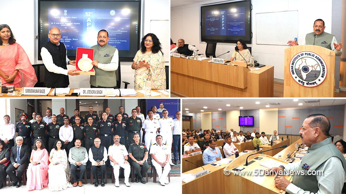 Dr Jitendra Singh, Bharatiya Janata Party, BJP, New Delhi, Advanced Professional Programme in Public Administration, APPPA, Indian Institute of Public Administration, IIPA