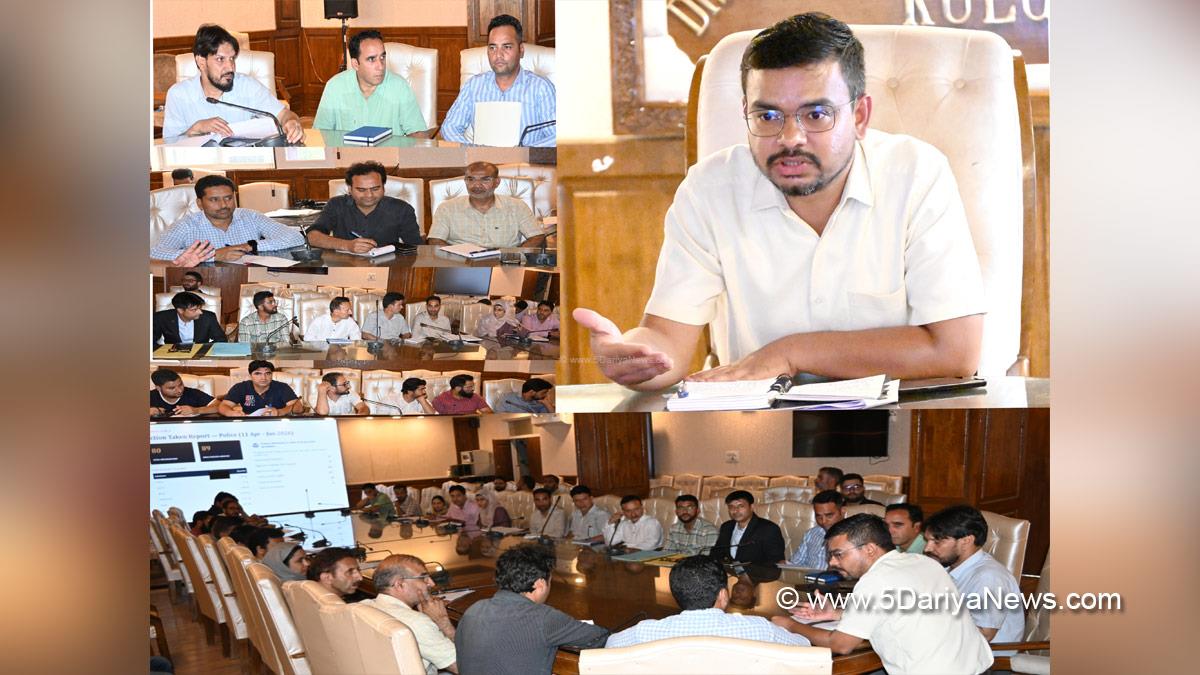 Shahzad Alam, Kulgam, Deputy Commissioner Kulgam