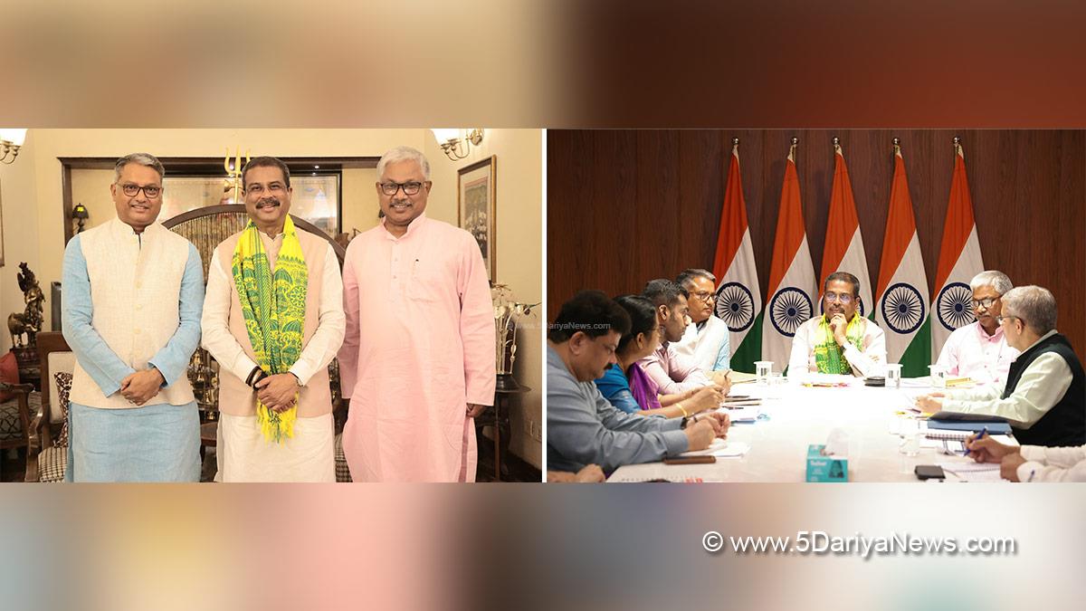 Dharmendra Pradhan, BJP, Bharatiya Janata Party, Union Education Minister, Dipak Barman, Jagannath Chattopadhyay, New Delhi