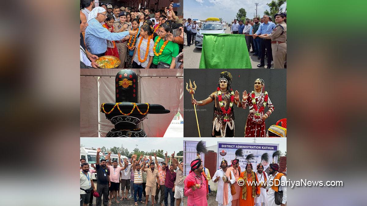 Rajesh Sharma, Kathua, DC Kathua, Deputy Commissioner Kathua, Shri Amarnath Ji Yatra, Shri Amarnath Ji Yatra 2026, Amarnath Ji Yatra, Amarnath Ji Yatra 2026, Shri Amarnath Ji Pilgrimage, Shri Amarnath Ji Shrine Board, SASB, SANJY 2026