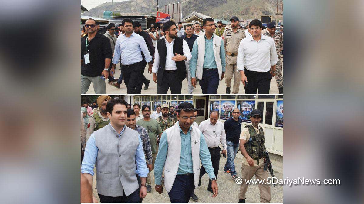Anshul Garg, Divisional Commissioner Kashmir, Faz Lul Haseeb, Akshay Labroo, Srinagar, Deputy Commissioner Srinagar, Athar Aamir Khan, Deputy Commissioner Budgam, DC Budgam, Shri Amarnath Ji Yatra, Shri Amarnath Ji Yatra 2026, Amarnath Ji Yatra, Amarnath Ji Yatra 2026, Shri Amarnath Ji Pilgrimage, Shri Amarnath Ji Shrine Board, SASB, SANJY 2026