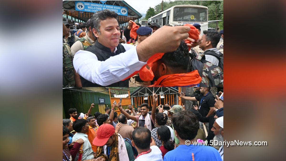 Dr Bilal Mohi Ud Din Bhat, Anantnag, DC Anantnag, Deputy Commissioner Anantnag, Shri Amarnath Ji Yatra, Shri Amarnath Ji Yatra 2026, Amarnath Ji Yatra, Amarnath Ji Yatra 2026, Shri Amarnath Ji Yatra Pilgrims, Shri Amarnath Ji Shrine Board, SASB, SANJY 2026, Base Camp Nunwan