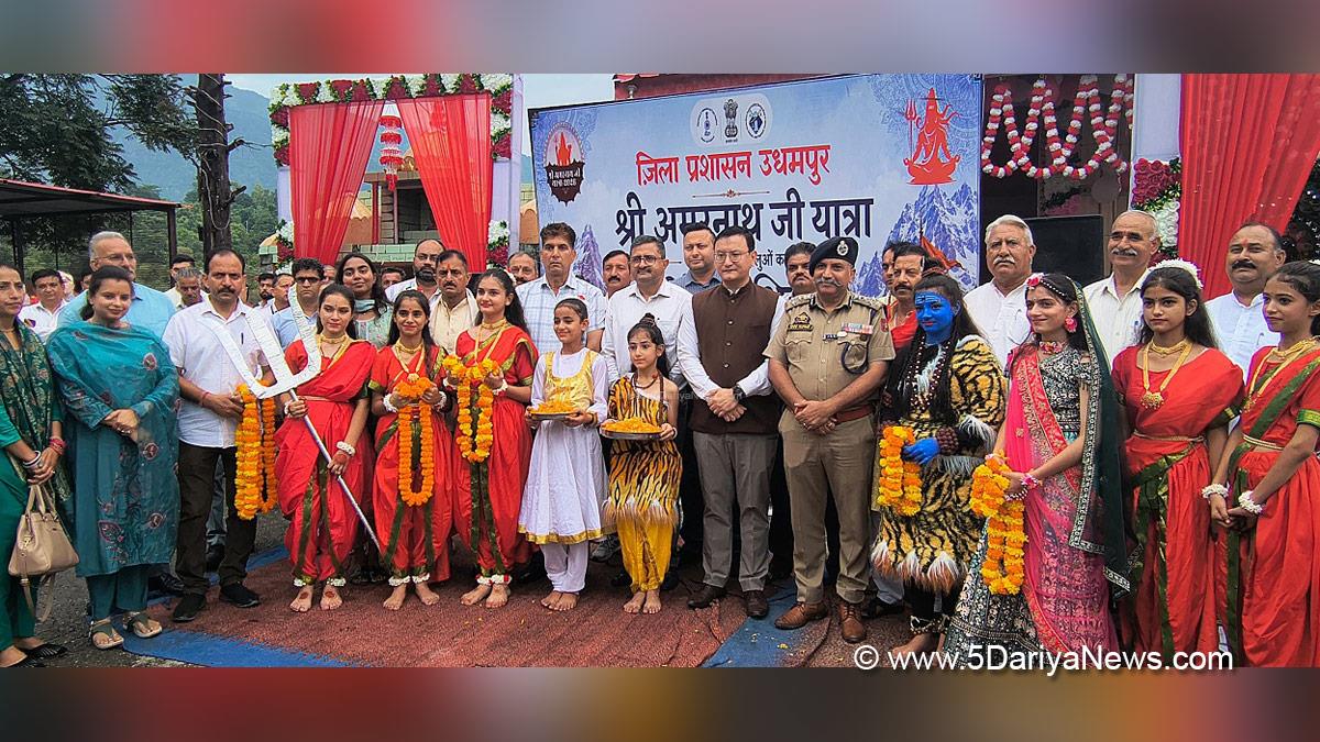 Minga Sherpa, Udhampur, DC Udhampur, Deputy Commissioner Udhampur, Shri Amarnath Ji Yatra, Shri Amarnath Ji Yatra 2026, Amarnath Ji Yatra, Amarnath Ji Yatra 2026, Shri Amarnath Ji Yatra Pilgrims, Shri Amarnath Ji Shrine Board, SASB, SANJY 2026