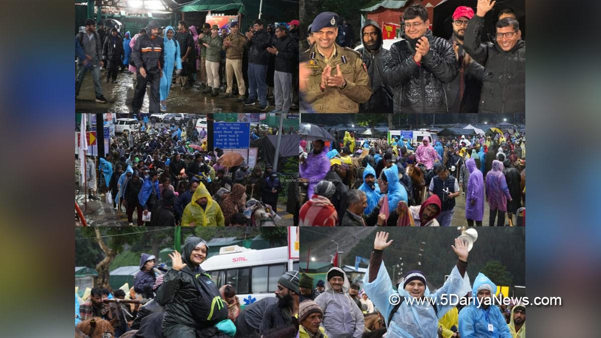 Jatin Kishore, Ganderbal, Deputy Commissioner Ganderbal, Baltal Base Camp, Shri Amarnath Ji Yatra, Shri Amarnath Ji Yatra 2026, Amarnath Ji Yatra, Amarnath Ji Yatra 2026, Shri Amarnath Ji Yatra Pilgrims, Shri Amarnath Ji Shrine Board, SASB, SANJY 2026