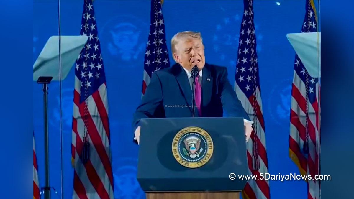 Donald Trump, US President, Washington