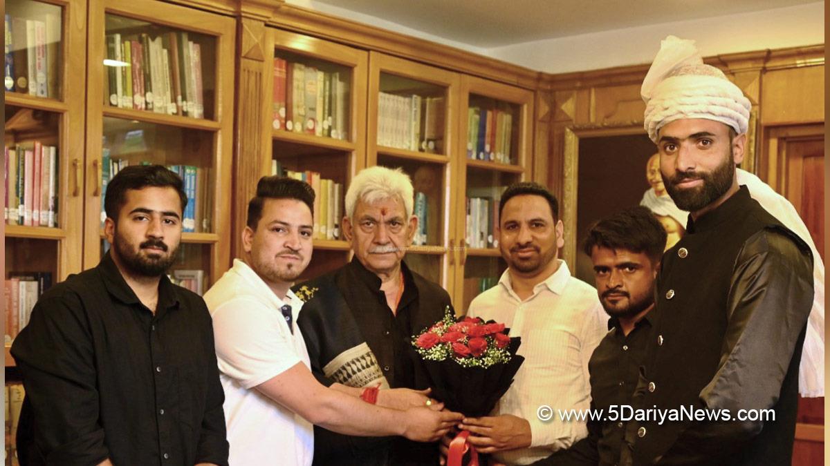 Manoj Sinha, Lieutenant Governor JK, Shahnawaz Shafi, Srinagar