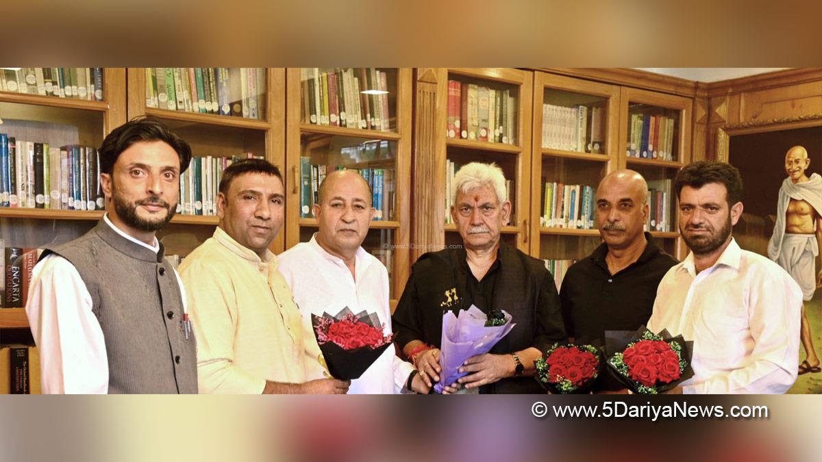 Manoj Sinha, Lieutenant Governor JK, GM Shaheen, Srinagar