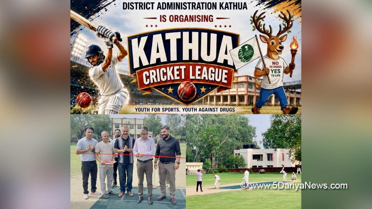 Rajesh Sharma, Kathua, DC Kathua, Deputy Commissioner Kathua, Kathua Cricket League