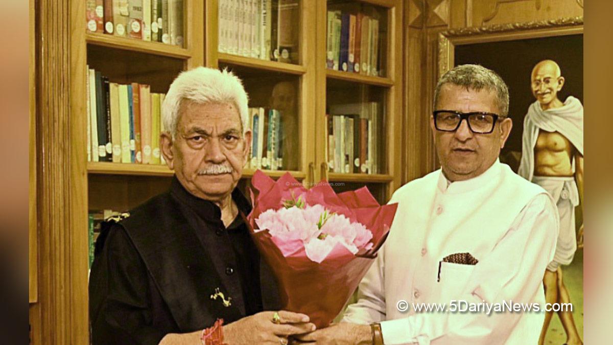 Manoj Sinha, Lieutenant Governor JK, Haji Farooq Ahmed Mir, Srinagar