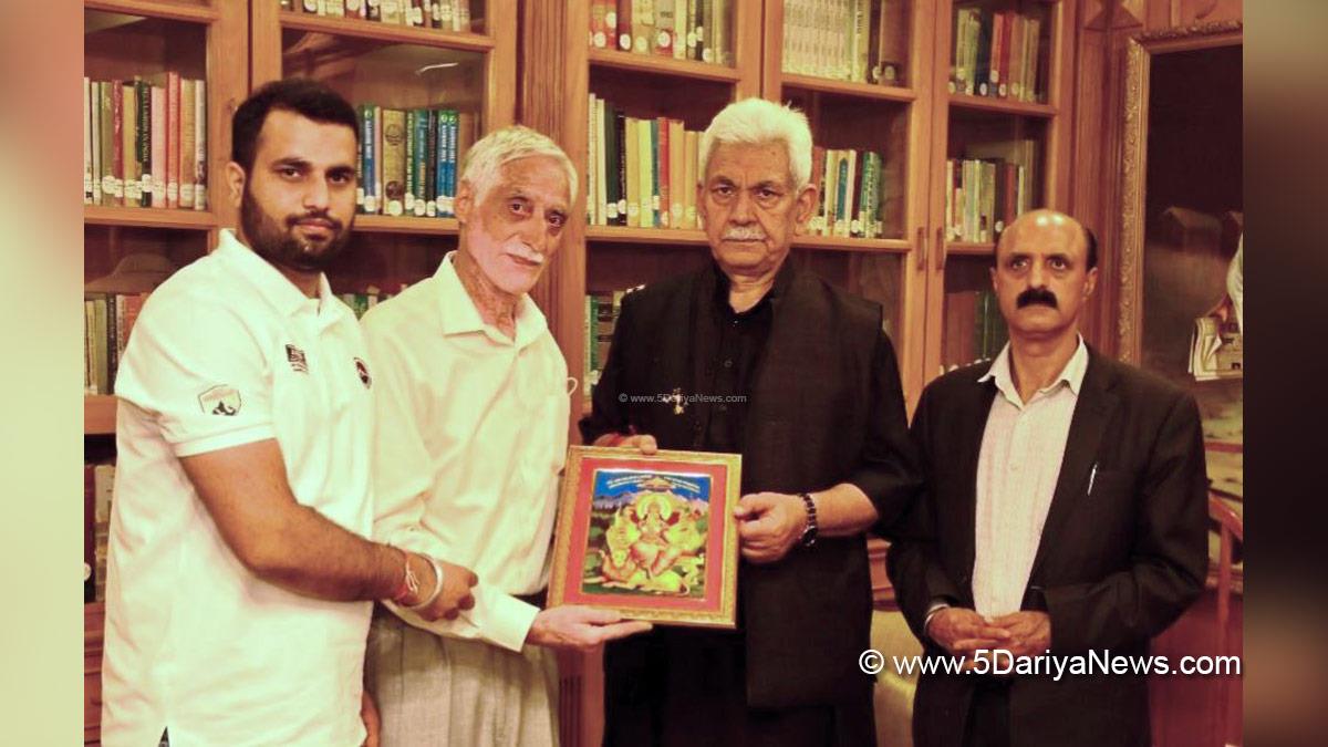 Manoj Sinha, Lieutenant Governor JK, Jagat Amba Sharika Chakreshwar Sanstha, Srinagar