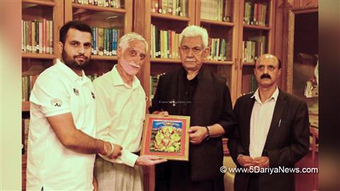 Manoj Sinha, Lieutenant Governor JK, Jagat Amba Sharika Chakreshwar Sanstha, Srinagar