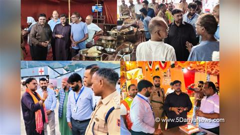 Satish Sharma, Jammu and Kashmir National Conference, National Conference, Srinagar, Shri Amarnath Ji Yatra, Shri Amarnath Ji Yatra 2026, Amarnath Ji Yatra, Amarnath Ji Yatra 2026, Shri Amarnath Ji Yatra Pilgrims, Shri Amarnath Ji Shrine Board, SASB, SANJY 2026
