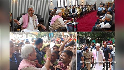 Manoj Sinha, Lieutenant Governor JK, Anshul Garg, Dr Bilal Mohi Ud Din Bhat, Anantnag, DC Anantnag, Deputy Commissioner Anantnag, Nunwan Base Camp, Shri Amarnath Ji Yatra, Shri Amarnath Ji Yatra 2026, Amarnath Ji Yatra, Amarnath Ji Yatra 2026, Shri Amarnath Ji Yatra Pilgrims, Shri Amarnath Ji Shrine Board, SASB, SANJY 2026
