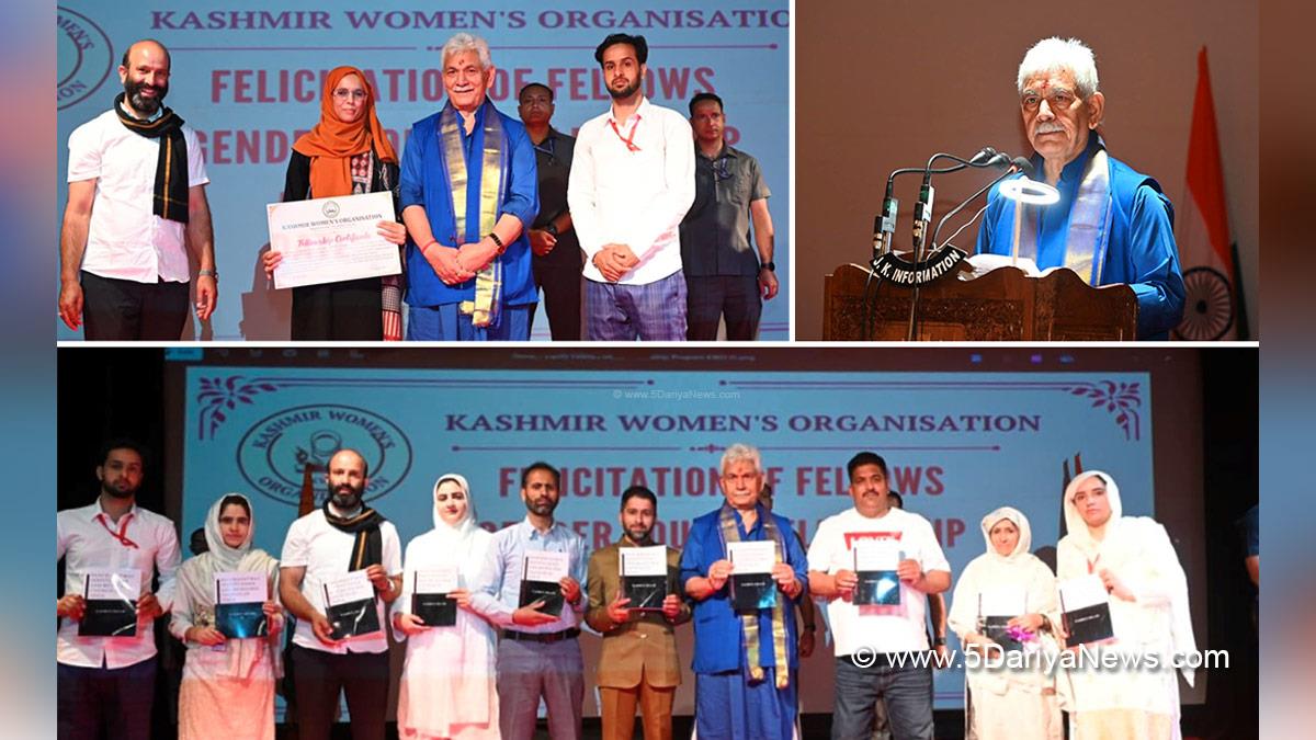Manoj Sinha, Lieutenant Governor JK, Kashmir Womens Organization, KWO, Srinagar
