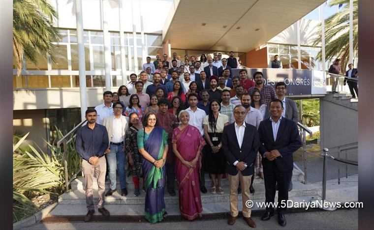 Nirmala Sitharaman addresses diaspora in France