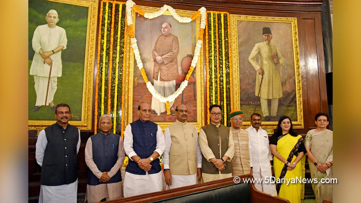 Om Birla, BJP, Bharatiya Janata Party, Lok Sabha Speaker, Rajnath Singh, Dharmendra Pradhan, Kiren Rijiju, Arjun Ram Meghwal, Dr L Murugan, Dr Loganathan Murugan, Dr Syama Prasad Mookerjee, New Delhi