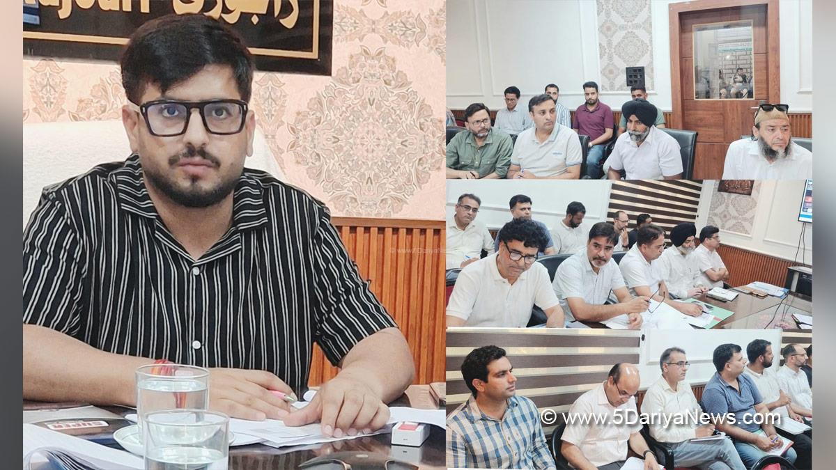 Abhishek Sharma, Rajouri, DC Rajouri, Deputy Commissioner Rajouri, Aspirational Block Development Programme, ABDP
