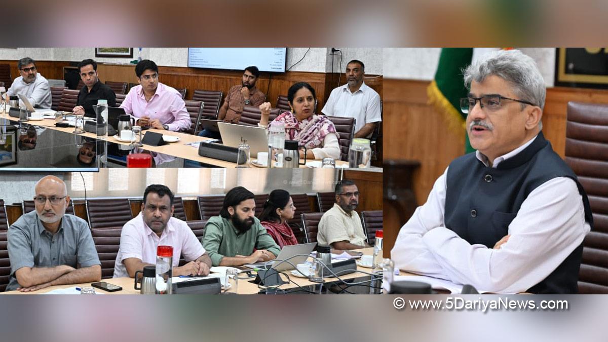 Atal Dulloo, Chief Secretary JK, Srinagar