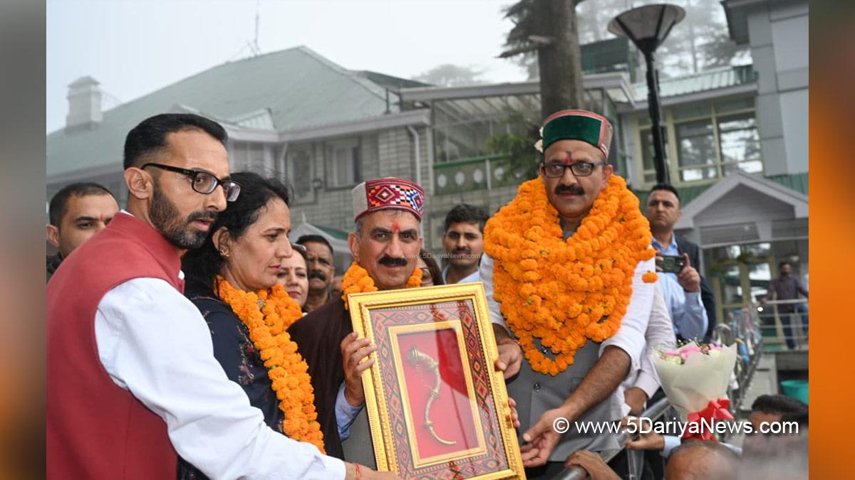 Sukhvinder Singh Sukhu, Thakur Sukhvinder Singh Sukhu, Himachal Pradesh, Himachal, Himachal Congress, Chief Minister of Himachal Pradesh, Himachal News, Latest Himachal News 