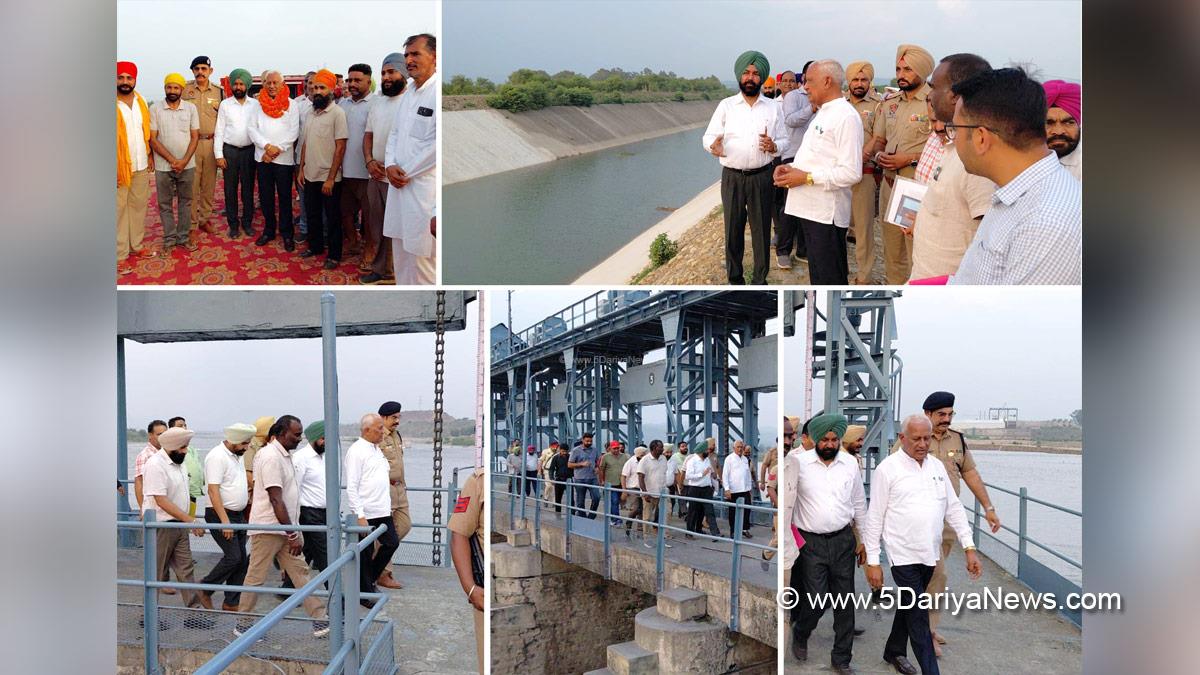 Barinder Kumar Goel, Barinder Kumar Goyal, AAP Punjab, Punjab, Punjab News, Latest Punjab News, Pathankot, Ranjit Sagar Dam, Shahpurkandi Dam, Madhopur Headworks