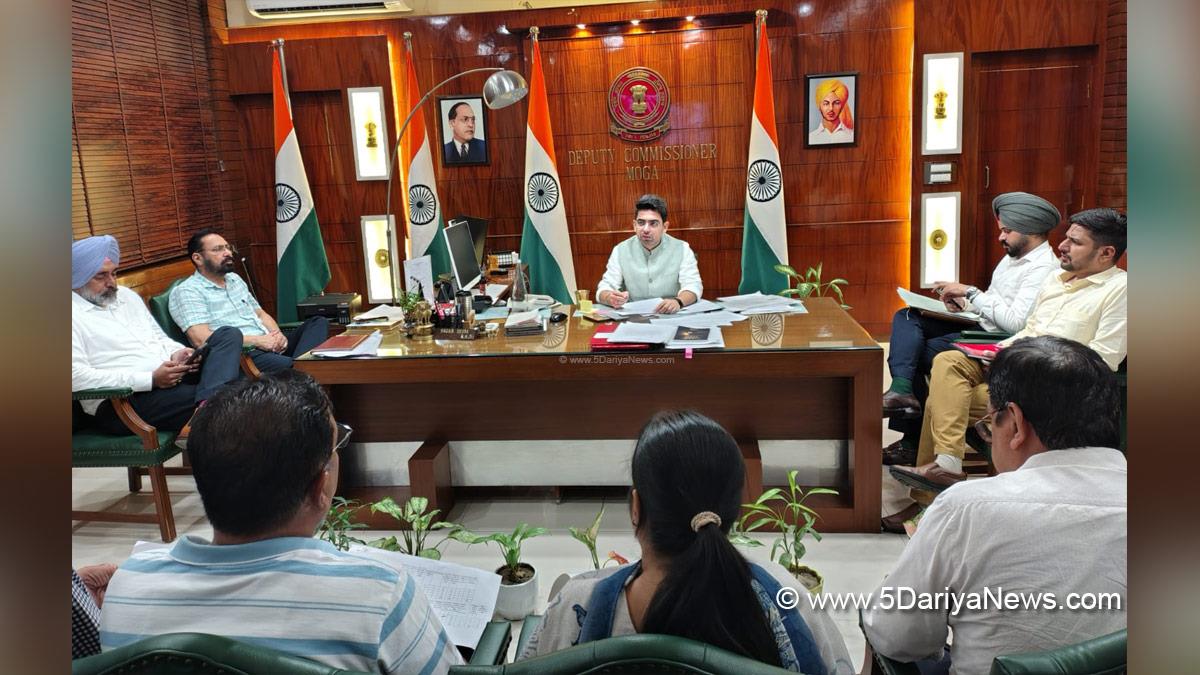 Sagar Setia, DC Moga, Deputy Commissioner Moga, Moga, Punjab, Punjab News, Latest Punjab News