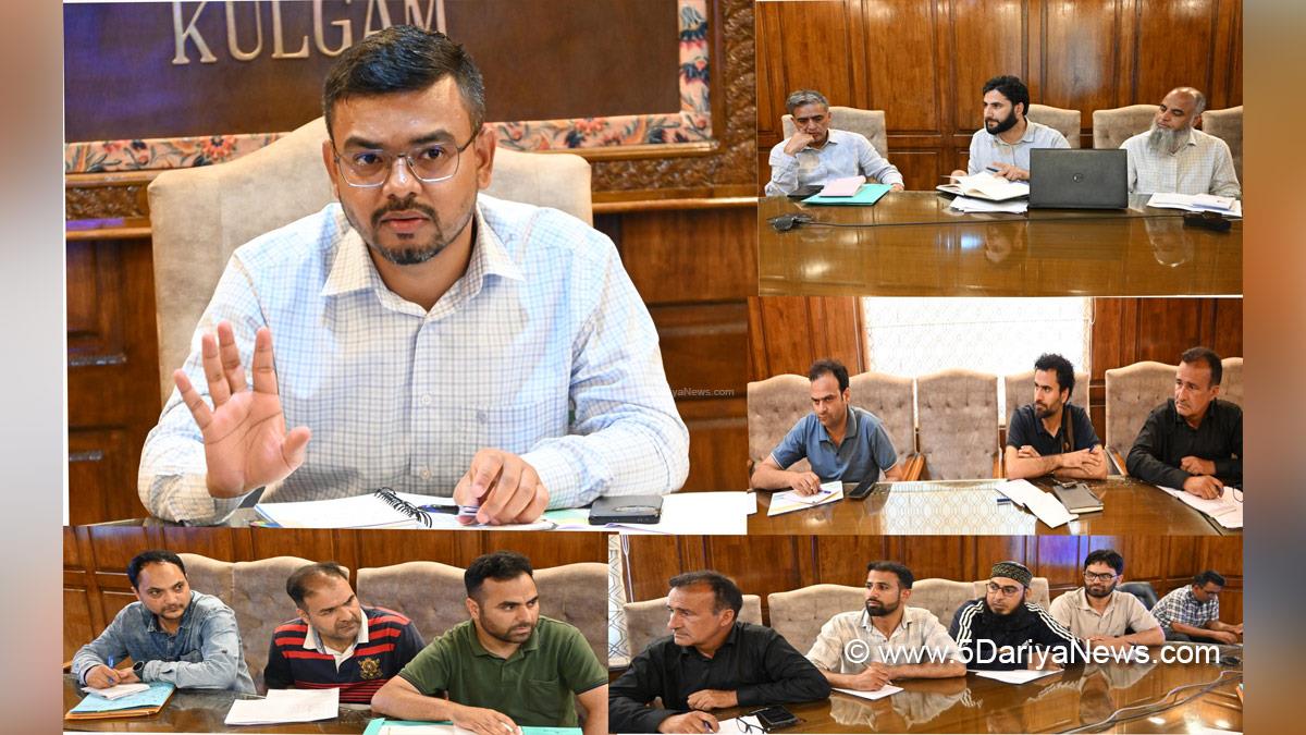 Shahzad Alam, Kulgam, Deputy Commissioner Kulgam