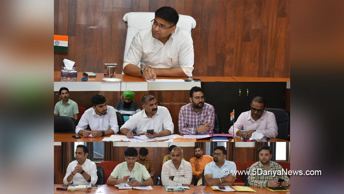 Kumar Abhishek, Reasi, Deputy Commissioner Reasi