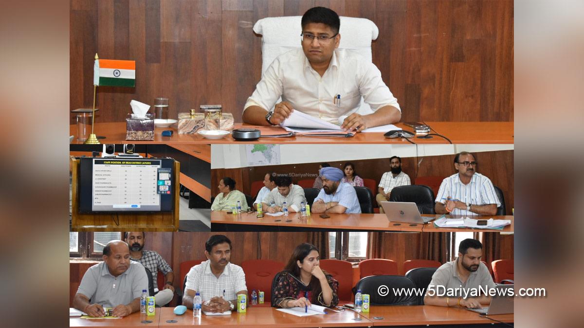Kumar Abhishek, Reasi, Deputy Commissioner Reasi