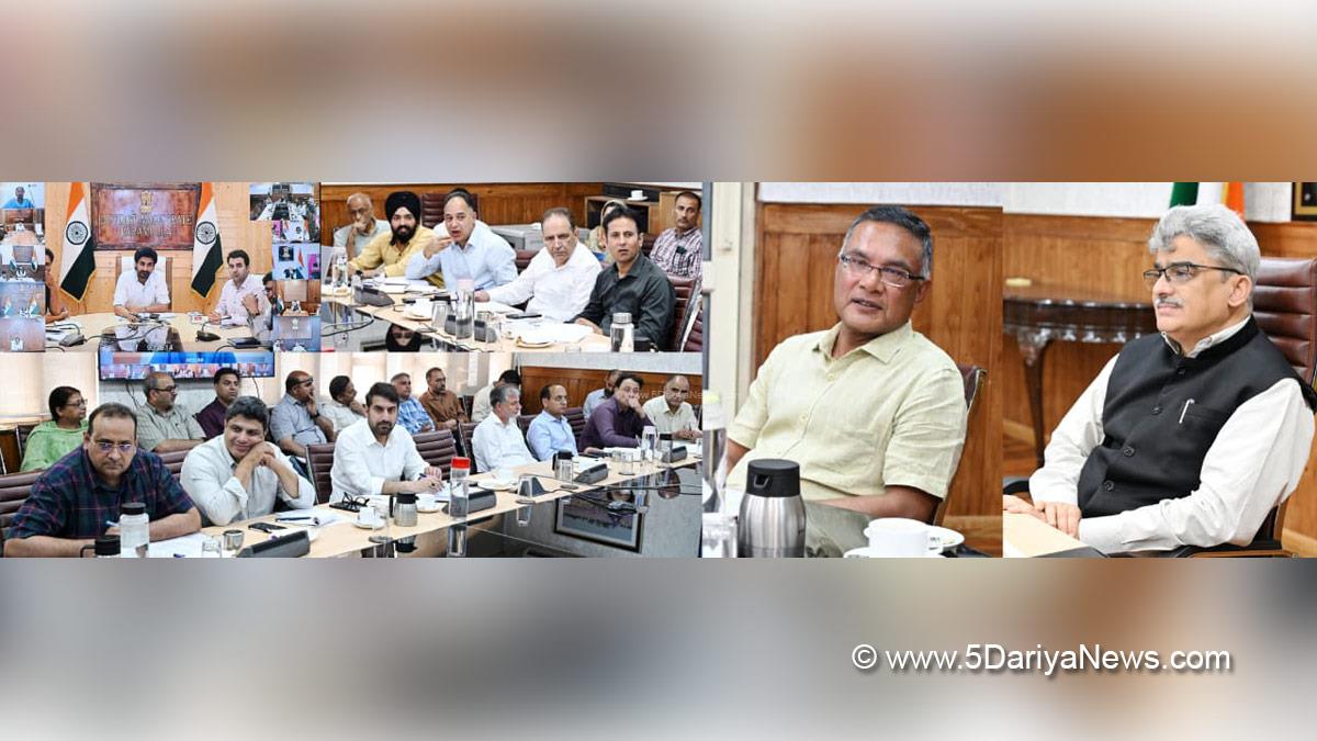 Atal Dulloo, Chief Secretary JK, Srinagar