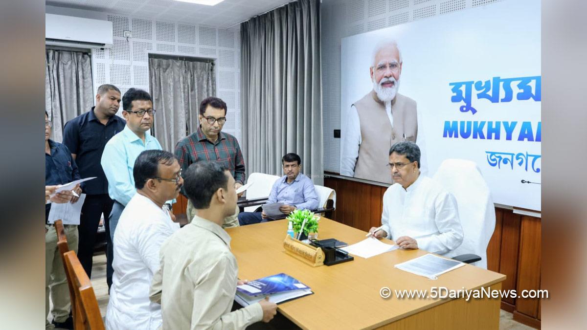 Manik Saha, BJP Tripura, Chief Minister of Tripura, Agartala, Tripura