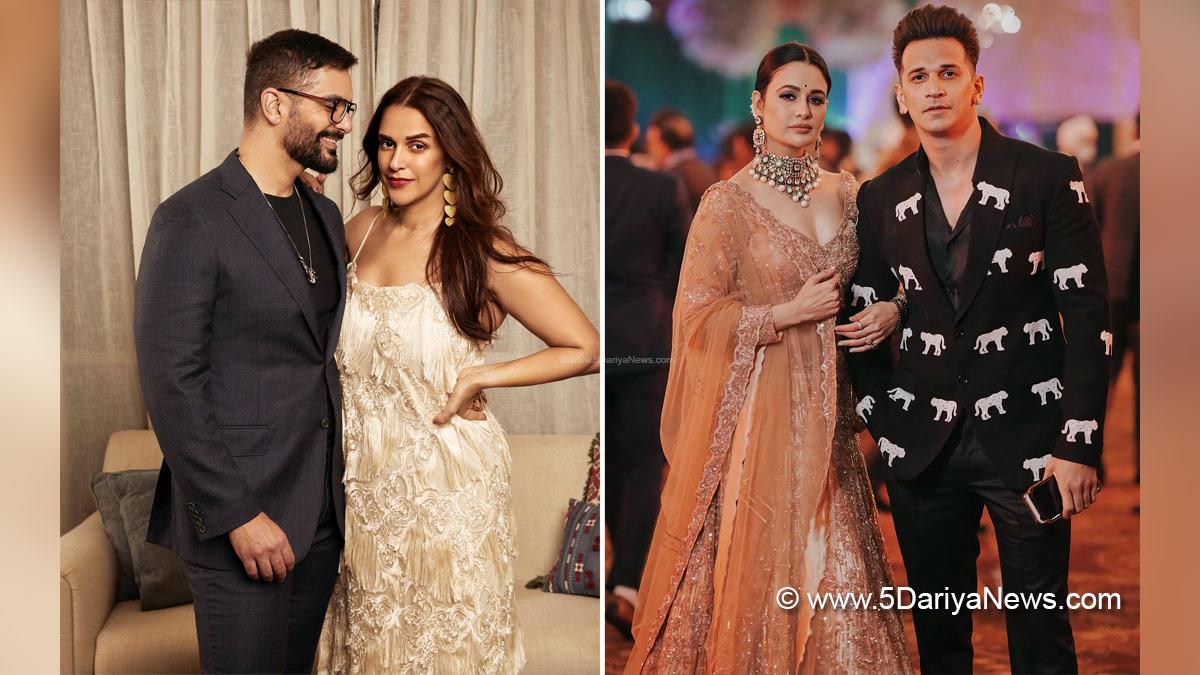 Prince Narula, Yuvika Chaudhary, Neha Dhupia, Angad Bedi, PreVika, TV, Television, Mumbai