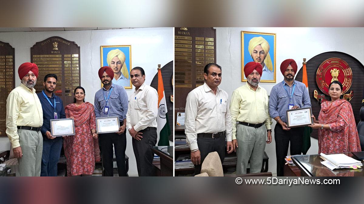 Navjot Kaur, DC Mansa, Deputy Commissioner Mansa, Mansa, Punjab, Punjab News, Latest Punjab News