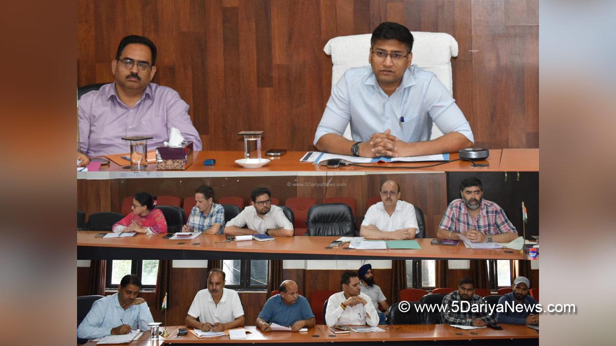 Kumar Abhishek, Reasi, Deputy Commissioner Reasi