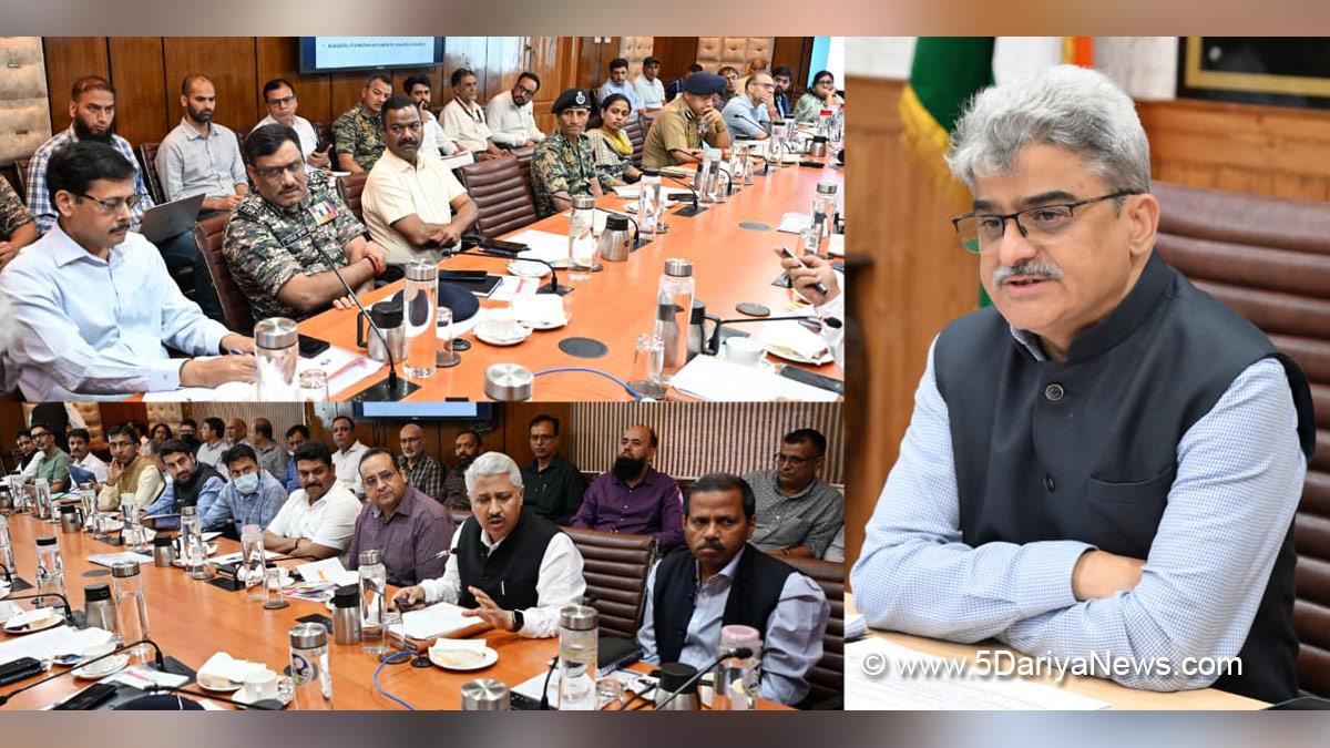 Atal Dulloo, Chief Secretary JK, Srinagar