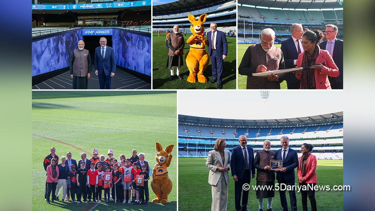 Narendra Modi, BJP, Bharatiya Janata Party, Prime Minister of India, Anthony Albanese, Melbourne, Melbourne Cricket Ground, MCG